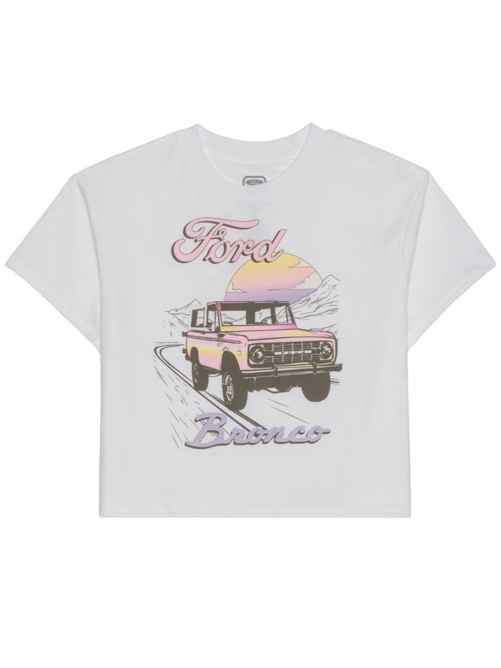 Ford White Kids Tee Bronco Graphic